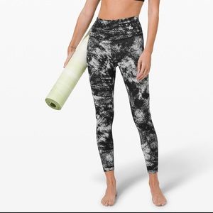 EUC lululemon wunder under 25” luxtreme 7/8 jacquard size 8